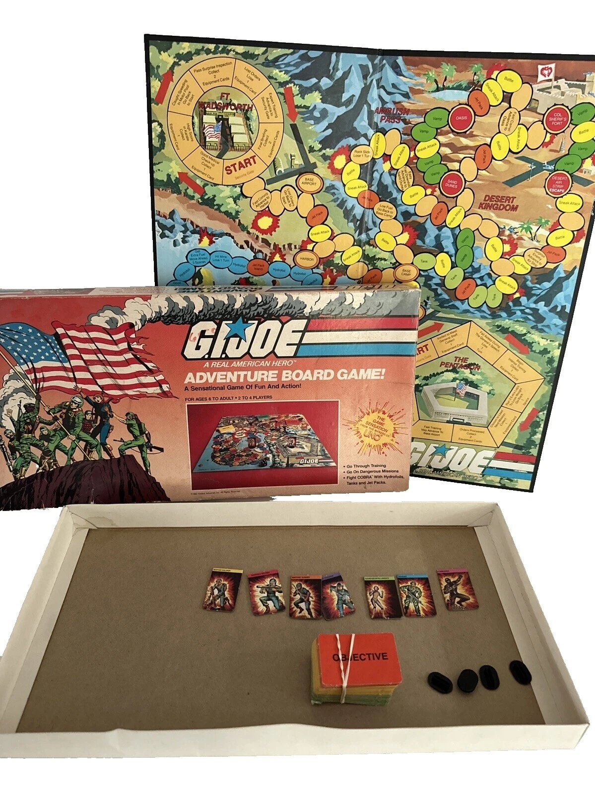 GI Joe 1982 Contemporary Manufacture Board & Traditional Games