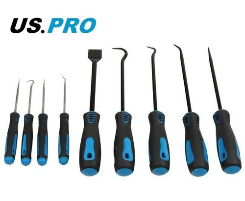 MECHANICS HOOK PICK PODGER & GASKET SCRAPER SET by US PRO TOOLS