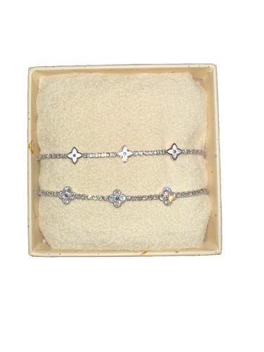 Armcandy Los Angeles Luxe Collection Double Toggle Flower Gold Bracelet - Picture 2 of 5