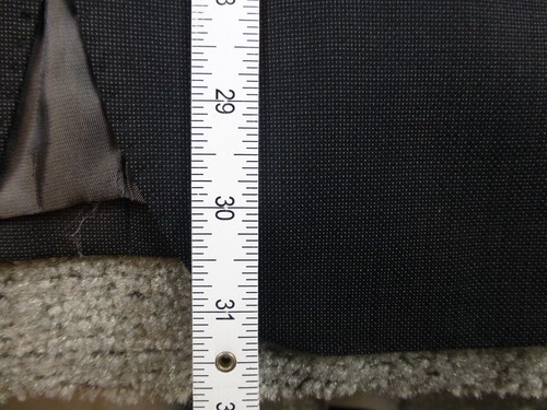 DKNY Men's 44R Charcoal Gray Wool Two-Piece Suit Super 110s 34x34 Pants Altered - Picture 15 of 24