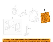 GM OEM 20-25 XT6 Electrical Keyless Entry Components-Module 13558723