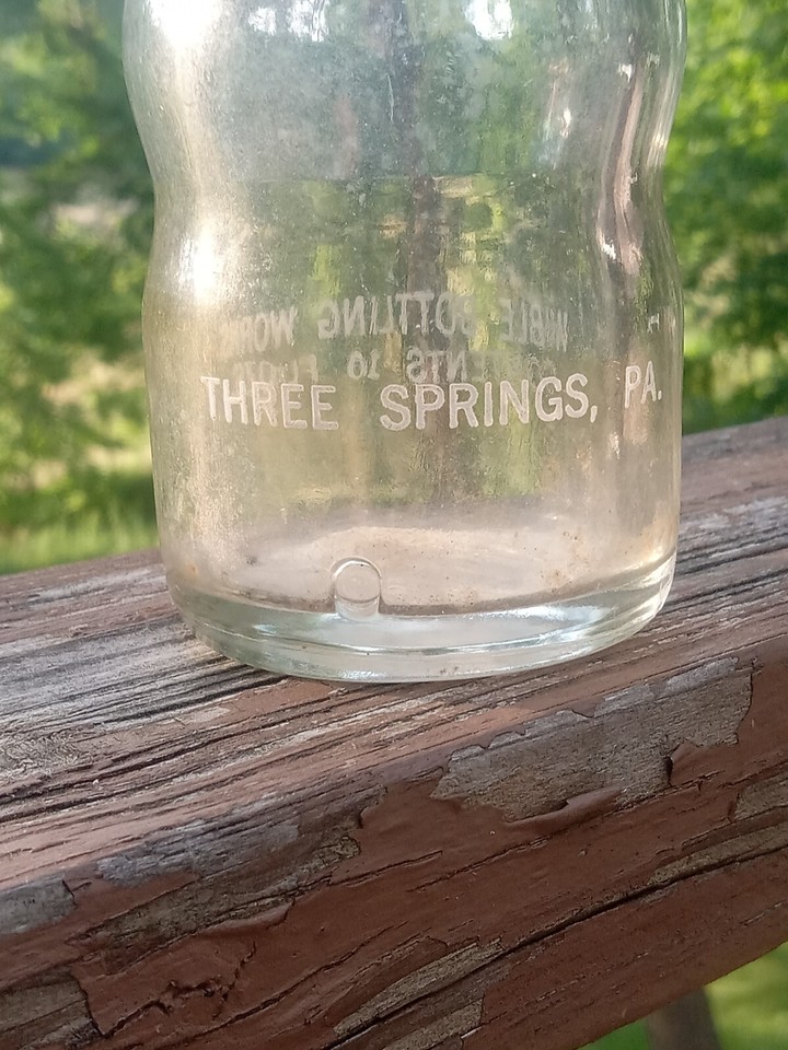 Vtg Wible Bottling Three Springs PA Nichol Kola 10oz Soda Bottle Pop