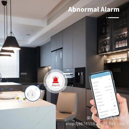 Zigbee Temperature and Humidity Monitor Sensor with Alexa,Google,Hub Required - Picture 5 of 9
