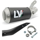 Endschalldämpfer LeoVince SLIP-ON SBK LV-10, Carbon, Edelstahl für Suzuki GSX-S
