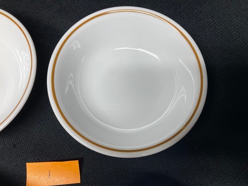 Set of 4 CORELLE CORNING INDIAN SUMMER DESSERT FRUIT BOWLS WHITE BROWN - LOT 1 - Bild 5 von 8
