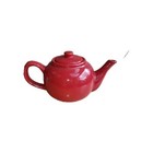 Whittards Of Chelsea Red Tea Pot Ceramic 