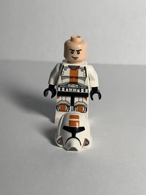 LEGO 75001 Disney Star Wars Republic Trooper Mini Figure Smirk Head