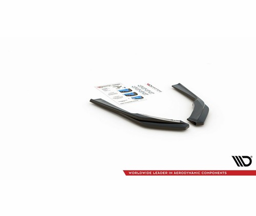 CUP difusor laterales enfoques NEGRO para Infiniti Q60 S MK2 trasero aproximación aletas - Imagen 4 de 7