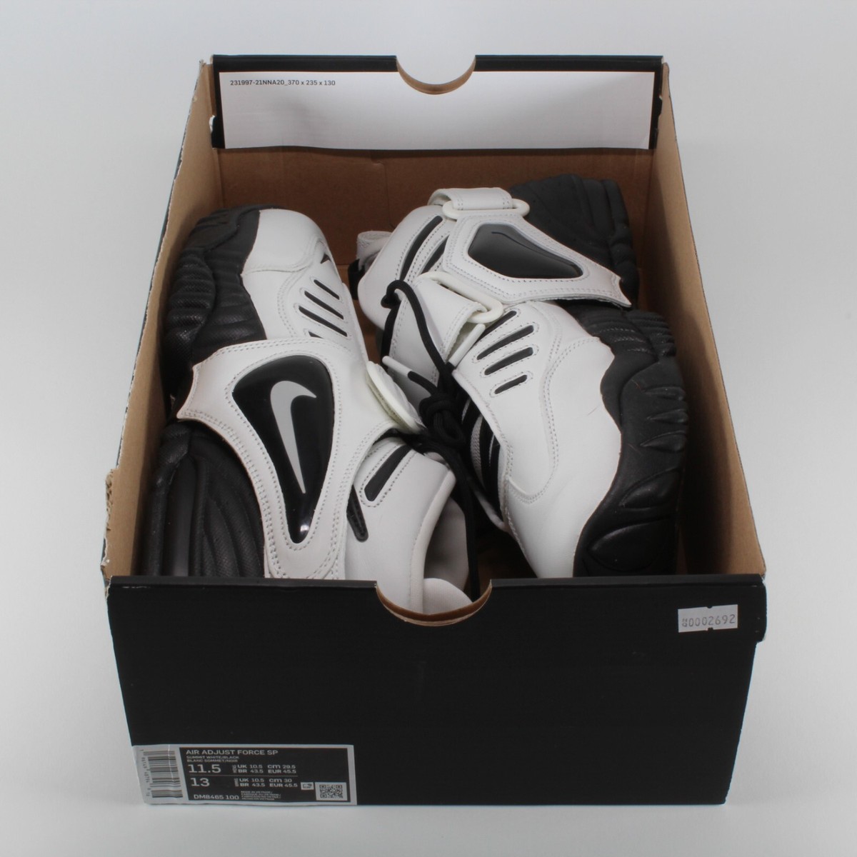 Nike Ambush Air Adjust Force SP White Black DM8465-100 Men's Nike Ambush Air Adjust Force SP White Black DM8465-100 Men's