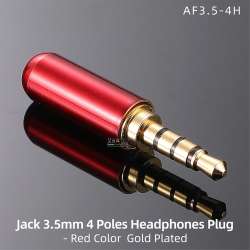 1pcs 3.5mm Plug Audio Jack 3 4 Pole Stereo Earphone Adapter For DIY Repair Hifi - Picture 14 of 21