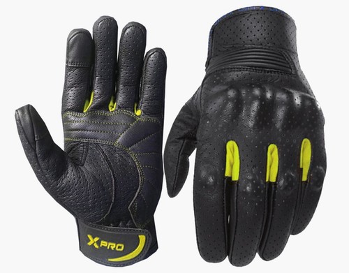 XPRO Premium Leather Motorcycle gloves Summer Motorbike Touring Hard Knuckle - Picture 17 of 17