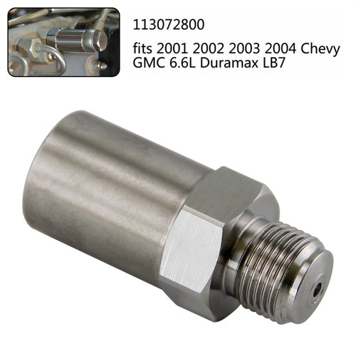 Fuel Rail Plug Pressure Relief Valve For Chevy GMC 6.6L Duramax LB7 2001-2004 - Picture 3 of 10