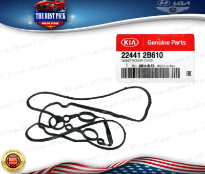 GENUINE Engine Valve Cover Gasket 1.6L HYUNDAI KIA 224412B610 *See compatibility