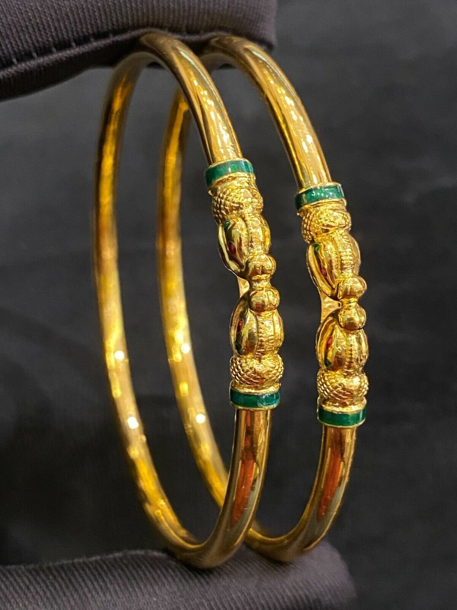 【新品箱付き】Llife 14KGP ONDULATION BANGLE Leslie's 14K Yellow Gold Polished Bangle Bracelet LF407