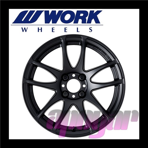 WORK EMOTION CR Kiwami WHEEL (1pcs) 15 inch 8.0J 20 4H 100 Matte Black (MBL) - Picture 2 of 2