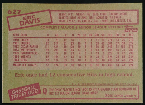 1985 conjunto completo Topps alto grado *McGwire, Puckett, Clemens, Davis, Gooden radiocontrol* - Imagen 12 de 12