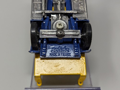 Solido 1930 Citroen C4F Michelin Yellow & Blue Diecast 1:43 Truck 4" - Picture 11 of 11