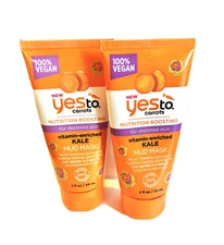 2x Yes to Carrots Nutrition Boosting Vitamin Enriched Kale Mud Masks 2oz. New