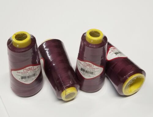 4 BIG SPOOLS SERGER OVERLOCK SERGE SEWING THREAD 2500 YARDS EACH CONE (48 COLORS - Picture 48 of 101