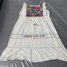Mexican Folklorico Oaxaca Dress Cross Stitch Puebla Tunic Embroidery Handmade
