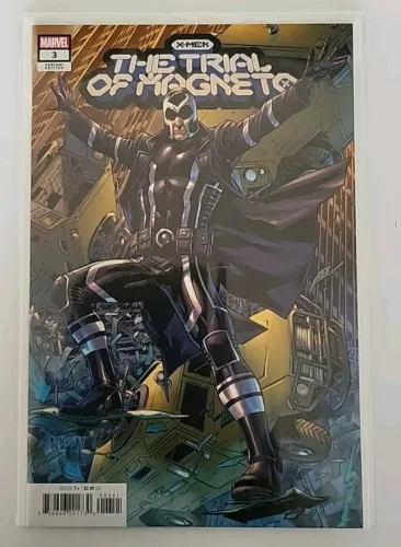 X-Men: Trial of Magneto #3 D, Bryan Hitch Variant Cover, NM or Better 