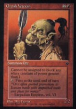 Orcish Veteran (Frazier) - Fallen Empires: #62b, Magic: The Gathering Nm R110