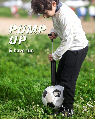 Quick Inflation 10'' Ball Pump with Nozzle & Flexible Hose - Sports Essential - Picture 6 of 9