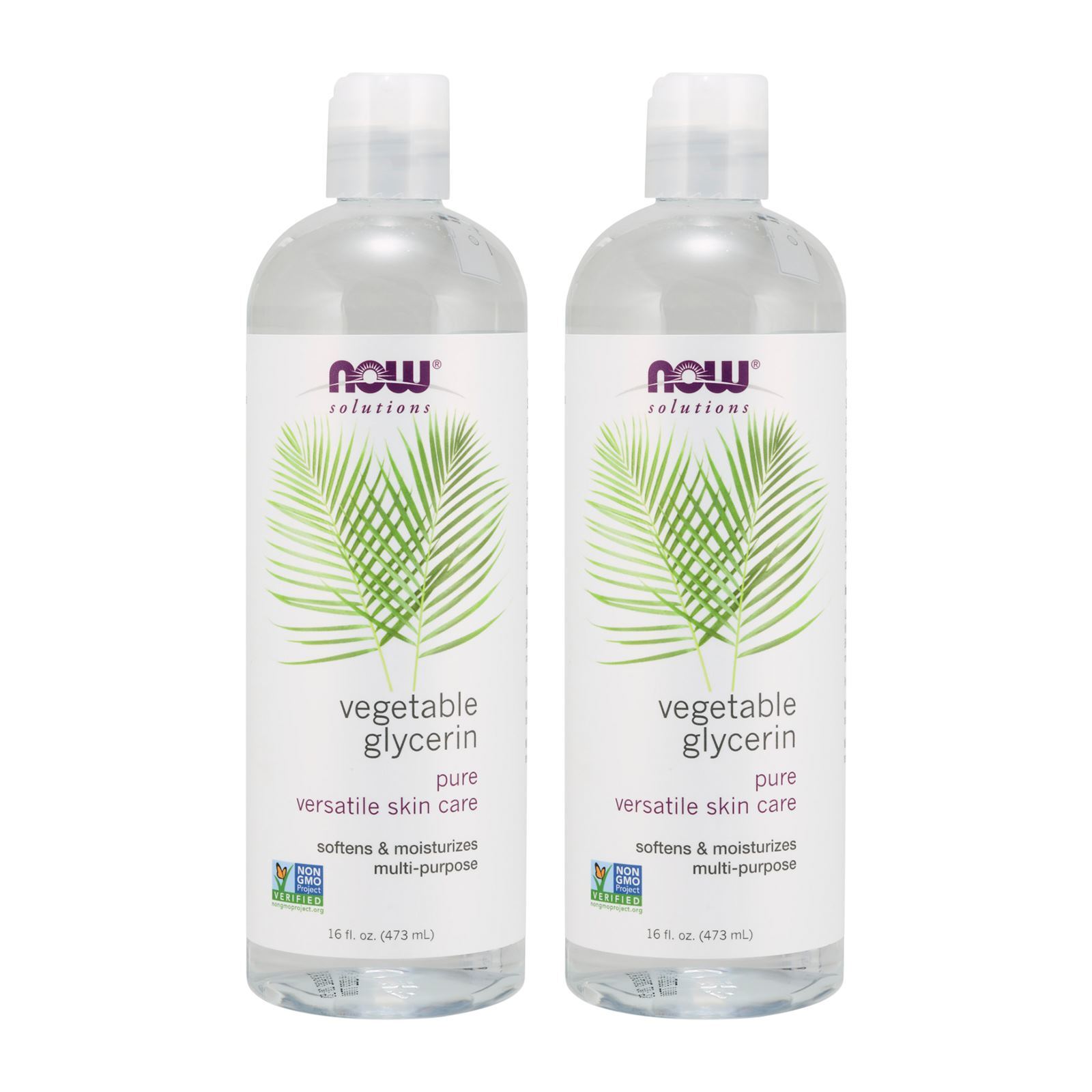 2 флакона растительного глицерина NOW FOODS 16 унций