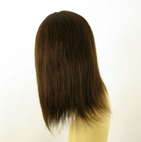 Perruque femme 100% cheveux naturel châtain ref MARIA 6 - Picture 6 of 10