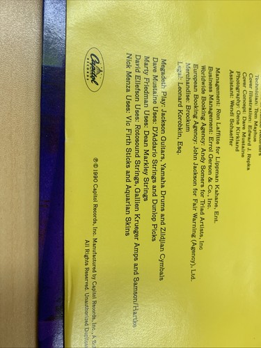 Megadeth Rust In Peace Vinyl 1990 Capitol Records 1 LP Record - Picture 16 of 18