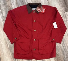 Marlboro Red Canvas Barn Chore Coat Jacket with Removable Lining M NWT Vintage