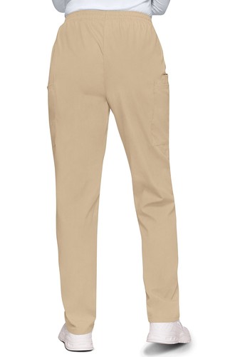 Cherokee Workwear Natural Rise Tapered Pull-On Cargo Pant Tall 4200T KAKW Khaki - Picture 2 of 5