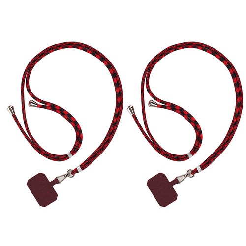 2Pcs Universal Phone Lanyard Case Cover Holder Sling Strap Neck Cord For iPhone - Picture 4 of 20