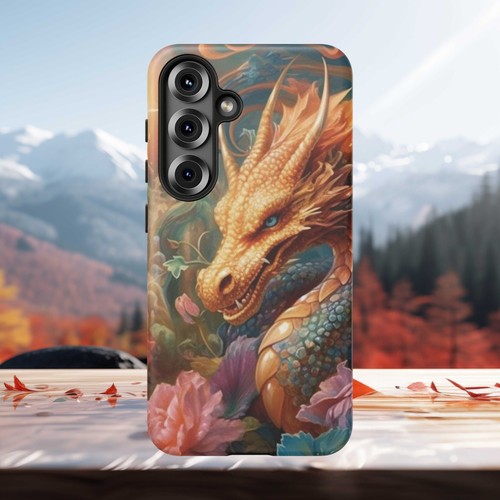 Orange Mystical Dragon Phone Case | Tough Case for iPhone Samsung Google - Picture 37 of 47