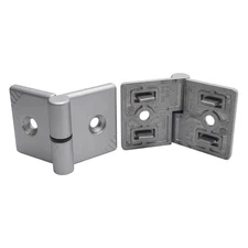 Lot of 2 Bosch Rexroth 3842543328 Hinge AL 45/45 LIFTOFF Right, 10 Slot, 45mm