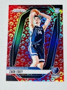 2024-25 Panini Prizm Zach Edey RC Rookie #249 Dragon Year /88 Grizzlies 📈INVEST