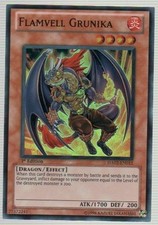 Flamvell Grunika - HA02-EN015 - Super Rare - 1st Edition Near Mint Hidden Arsena