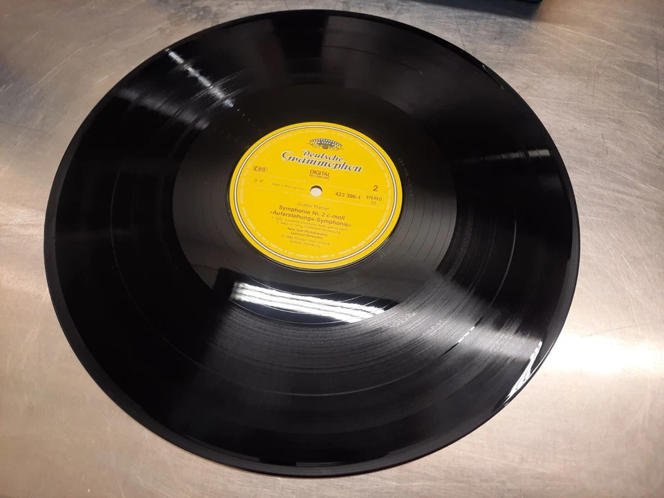 NEAR MINT++ Mahler New York Philharmonic Bernstein Deutsche Grammophon 423 395-1 - Bild 4 von 4