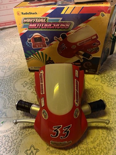 RadioShack Virtual Reality Motorcross Red Bike - Picture 2 of 8