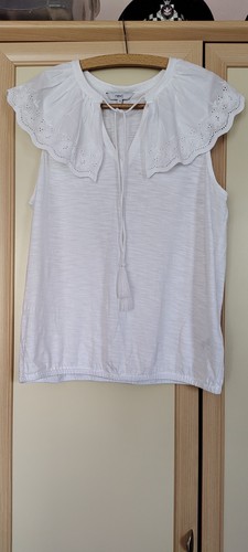 Women's White Top Size 14 - Picture 5 of 8