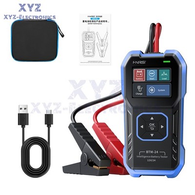 FNIRSI BTM-24 Car Battery Tester Automotive Battery Load Tester Diagnostic Tool