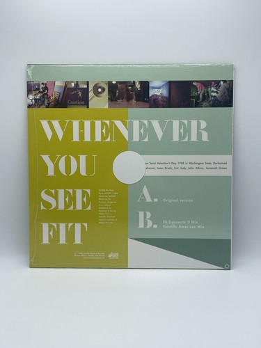 NEW Modest Mouse 764-HERO Whenever You See Fit MUSTARD ELECTRIC BLUE Vinyl /500 - Picture 3 of 3