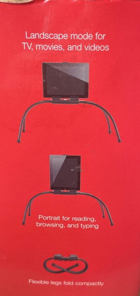 Tablift by nbryte Universal Tablet Stand Flexible Legs Hands-Free Bed iPad - Image 4 of 4
