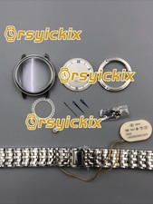 39.5mm Stainless Steel Watch Case With Band Kit for OMEGA De Ville 2824 2892