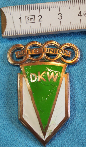 DKW Motorrad Auto Union Emblem Original aus den Fünfzigern Jahre - Bild 4 von 5