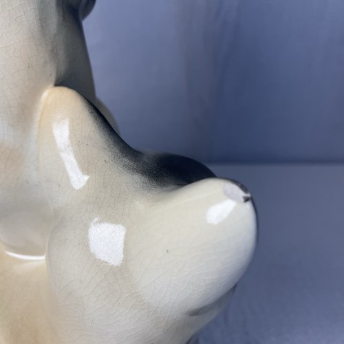 MCM Siamese Cat & Kitten TV Lamp Green Marble Eyes Made in California USA - Picture 6 of 10
