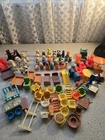 Lot Of Vintage Little People, Animals, Vehicles And Furniture