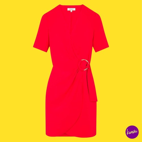 MORGAN Women's Formal Dress, V-Neck Wrap 241-Roy, Fresia, UK 10 | EU 38 | US 6 - Picture 6 of 8