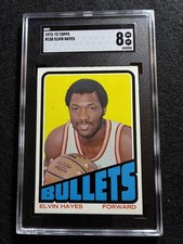 1972-73 Topps - Elvin Hayes #150 Bullets SGC 8 NMMT HOF Nicely Centered