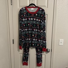 Hanna Andersson women s Holiday Organic Cotton 2-Piece Pajama Size XL
